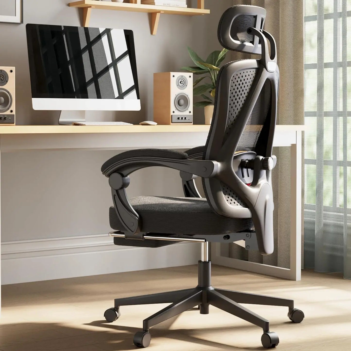 Dowinx Ergonomic Mesh Office Chair with Adjustable Lumbar Support