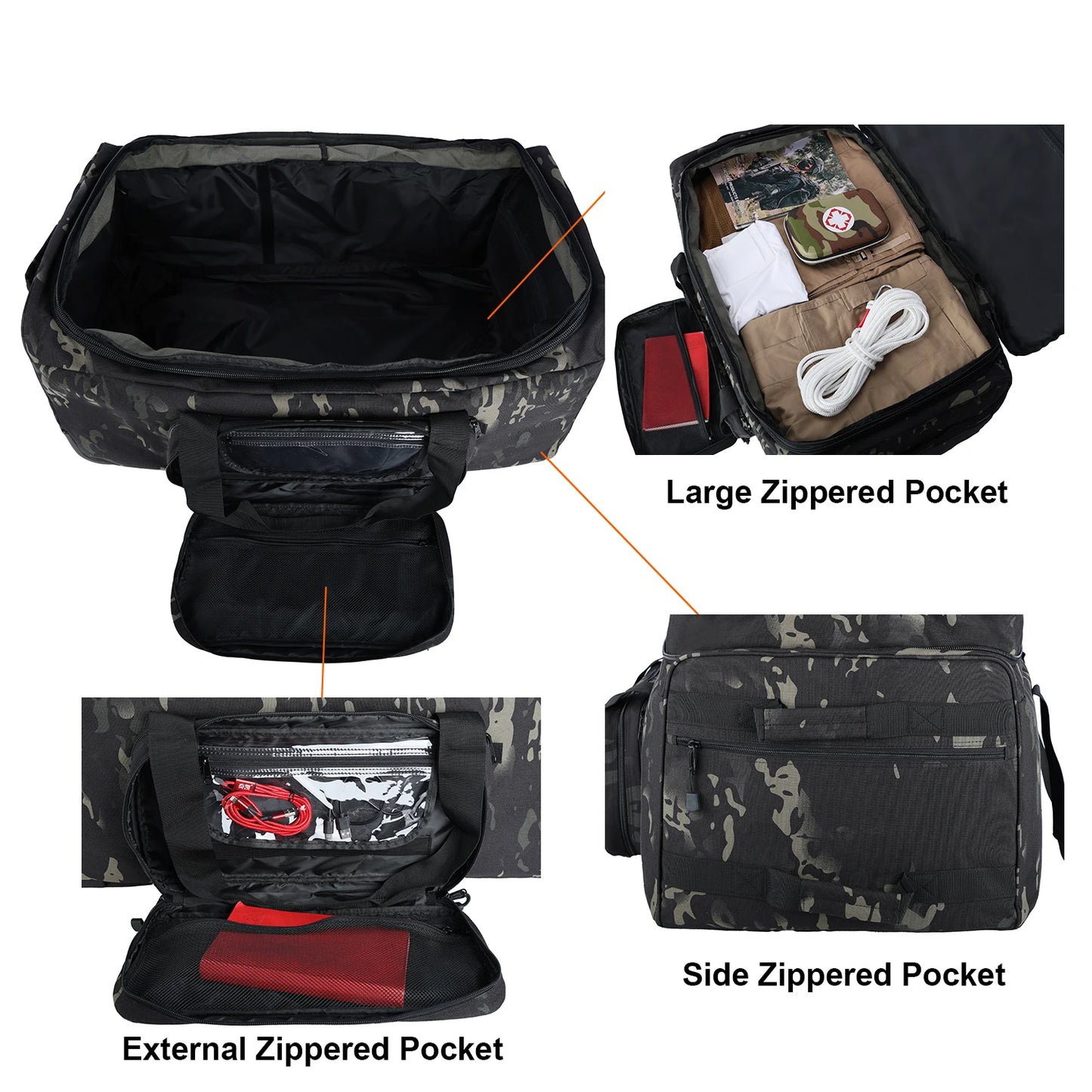 Fujian Military Camouflage Luggage Carry On Trolley Case