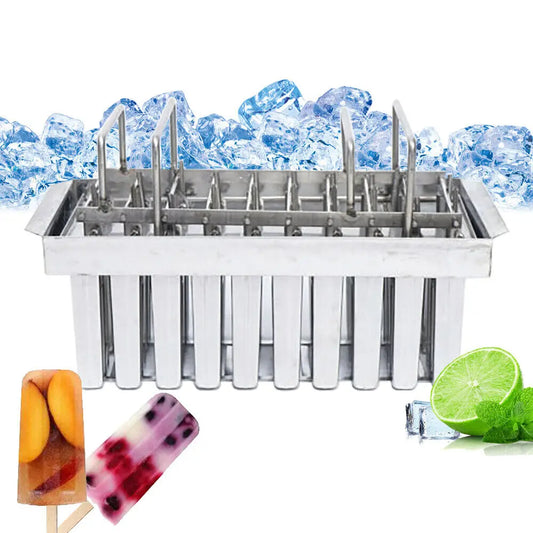 Stainless Steel Ice Cream Stick Molds 20 Pcs Popsicle Maker