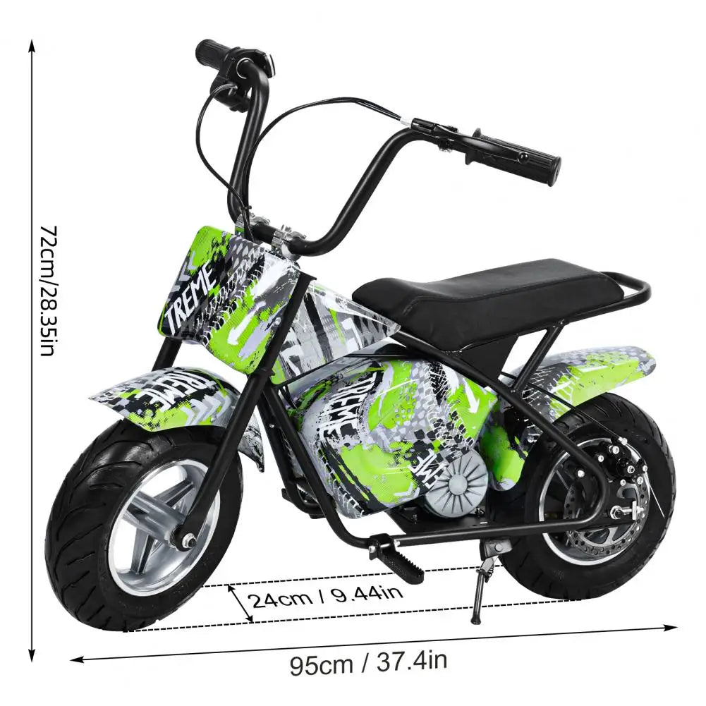 Displacement 24V Kids Electric Dirt Bike 250W Off Road