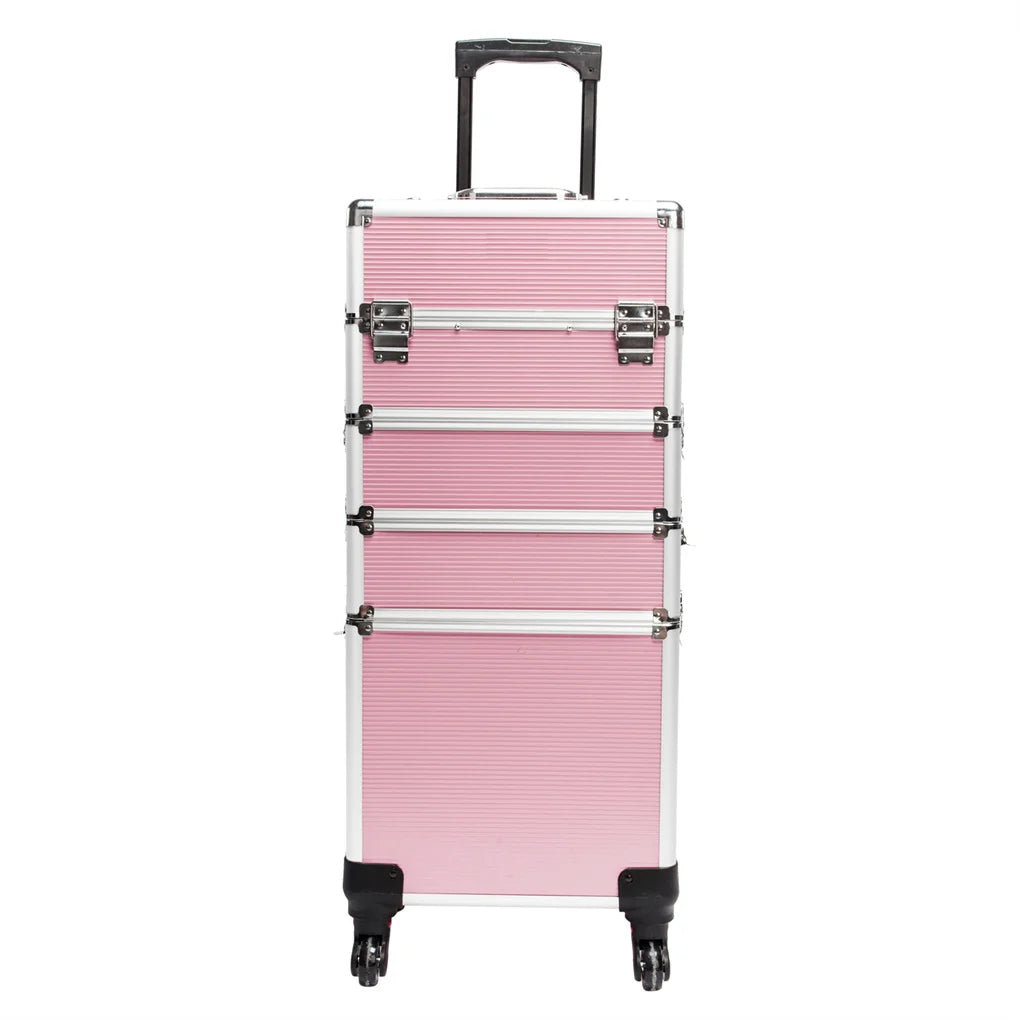 Guangdong Makeup Trolley Case 4 In 1 With Wheels Lock