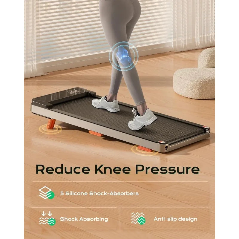 Portable Incline Walking Pad for Home Office Fitness Training