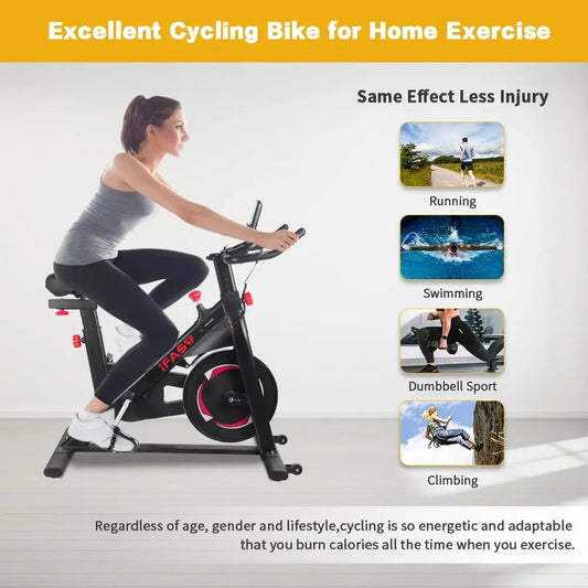 Magnetic Stationary Bike for Home Fitness and Cardio Workouts