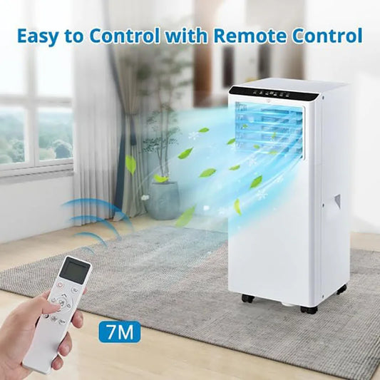 Efficient Portable Air Conditioner with Remote Control and Timer