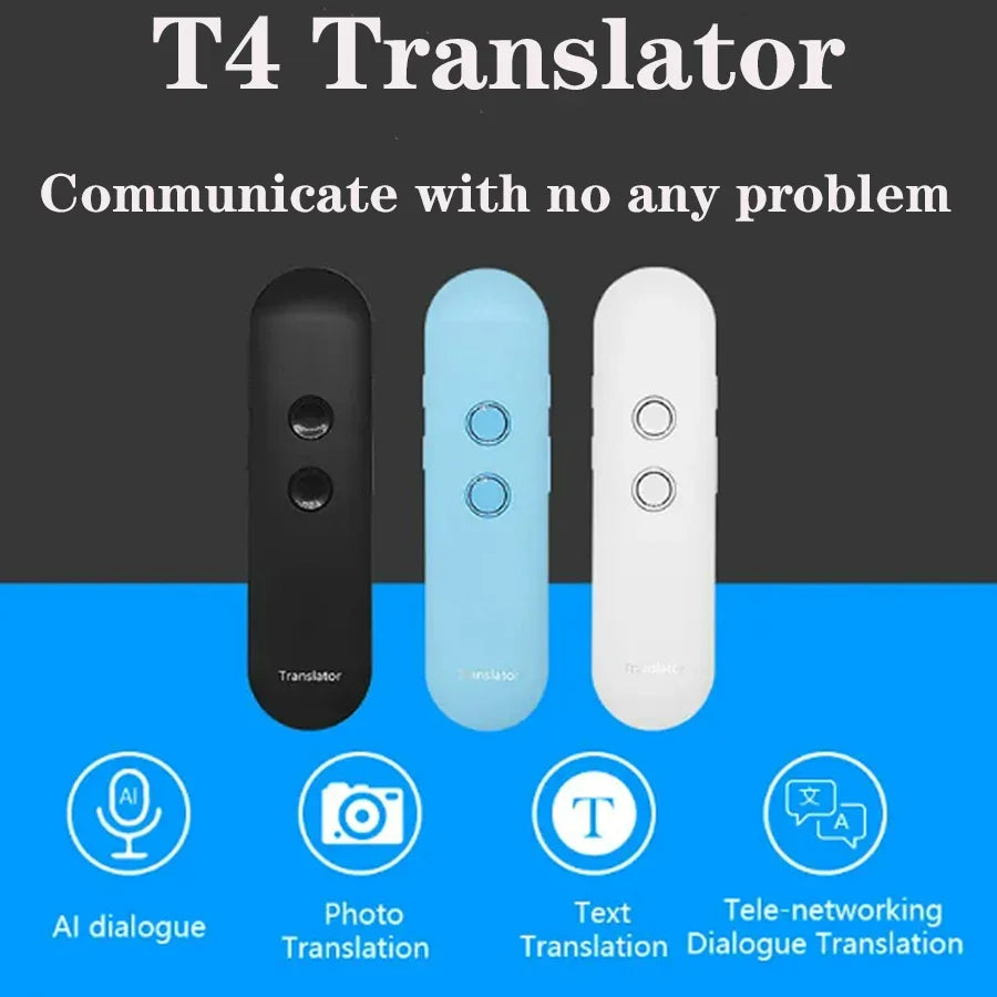 AEVYVKV T4 Portable Wireless Smart Translator 40 Languages