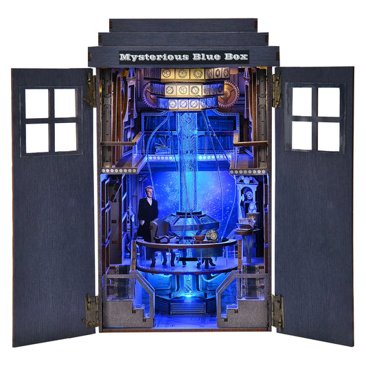 ASLOWSNAIL Book Nook Kit Mysterious Telephone Booth Puzzle