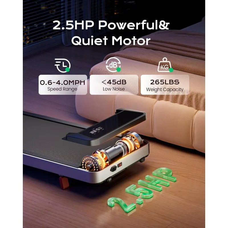 Portable Incline Walking Pad for Home Office Fitness Training