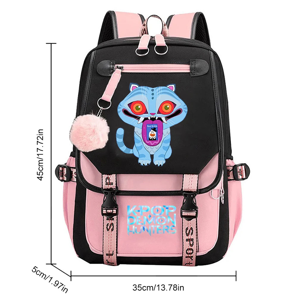 Guangdong Backpack School Bag For Students KPop Demon Slayer