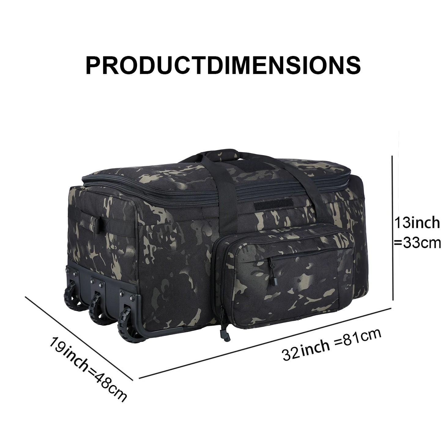 Fujian Military Camouflage Luggage Carry On Trolley Case