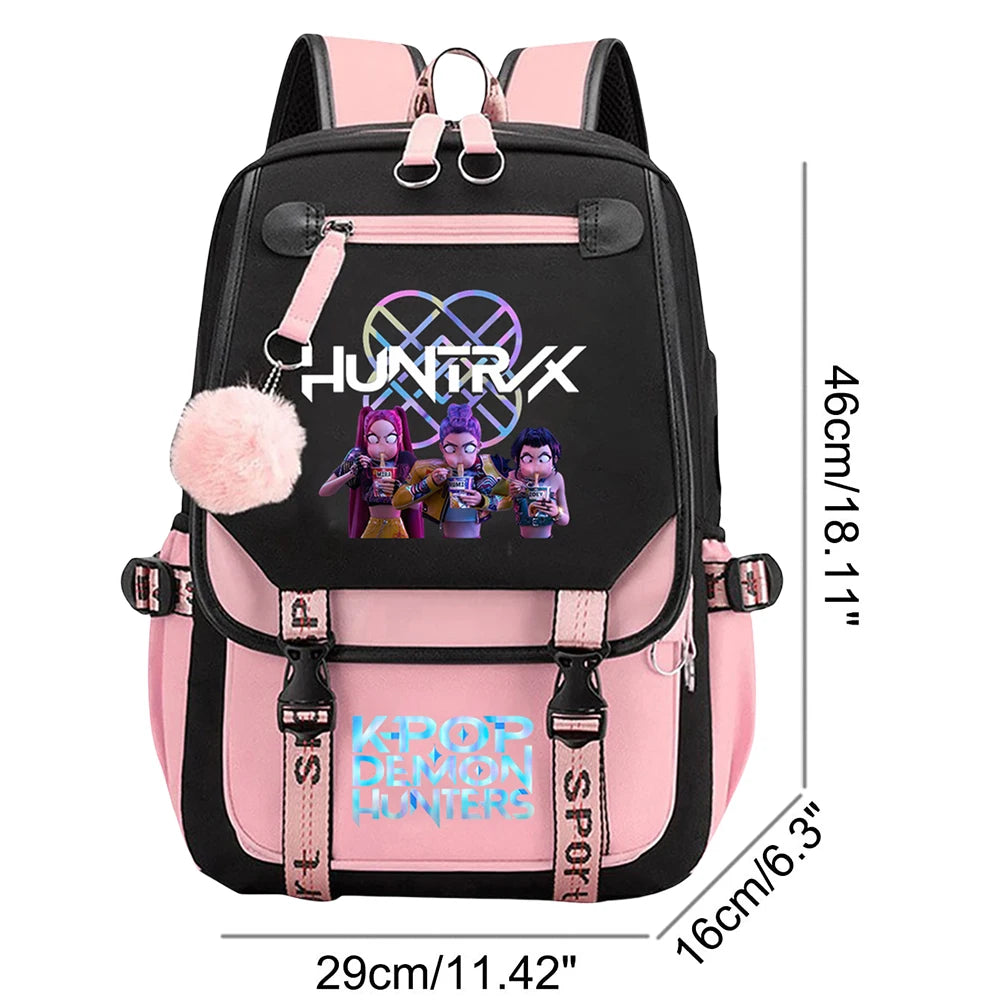 Guangdong Backpack School Bag For Students KPop Demon Slayer