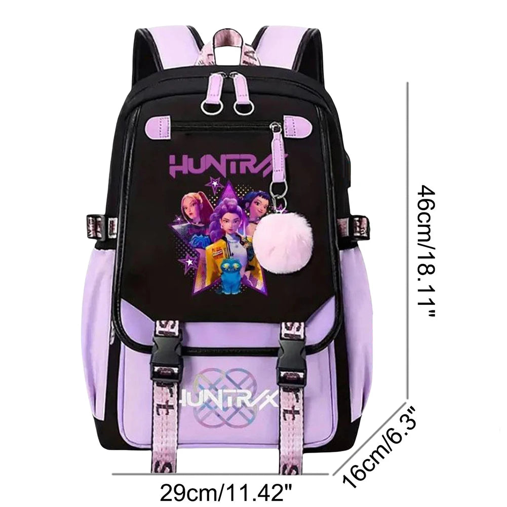 Guangdong Backpack School Bag For Students KPop Demon Slayer
