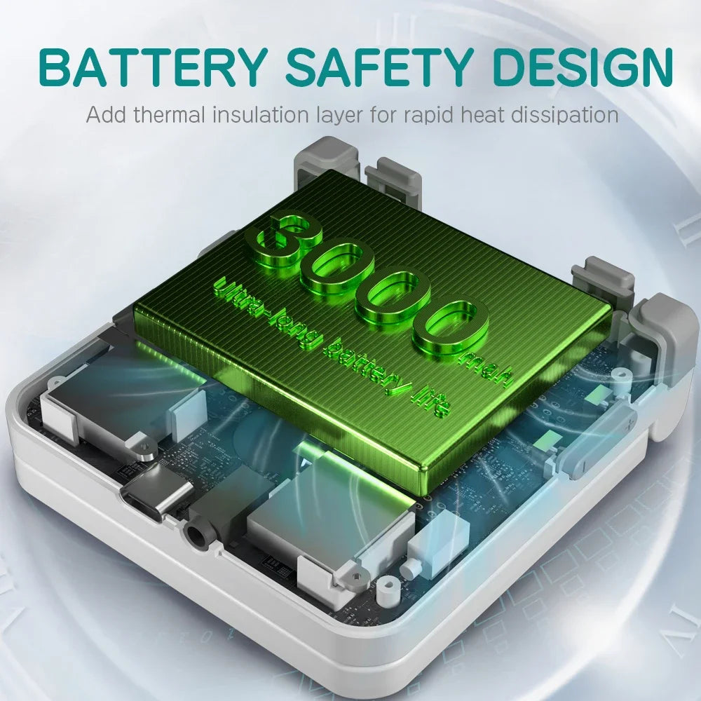 MIYOO Flip V2 Handheld Game Console With Free Storage Bag