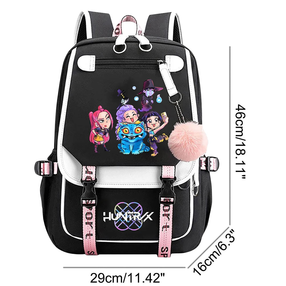 Guangdong Backpack School Bag For Students KPop Demon Slayer