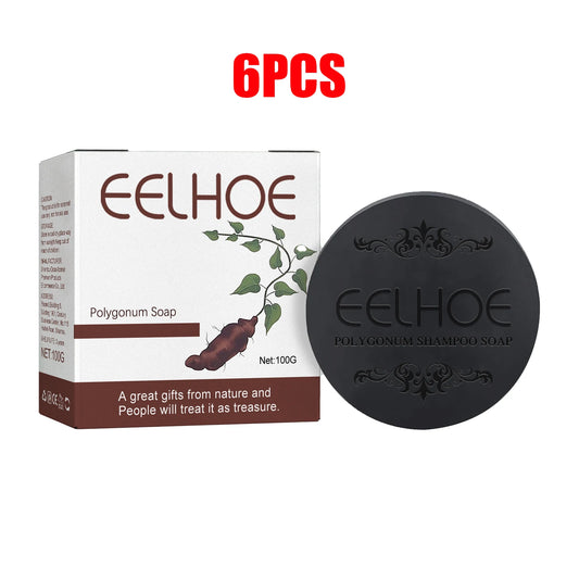 Eelhoe Polygonum Multiflorum Shampoo Bar For Natural Hair Darkening Nourishing