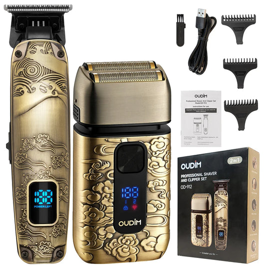 Oudim Foil Shaver Kit for Men Hair Beard Trimmer Pro