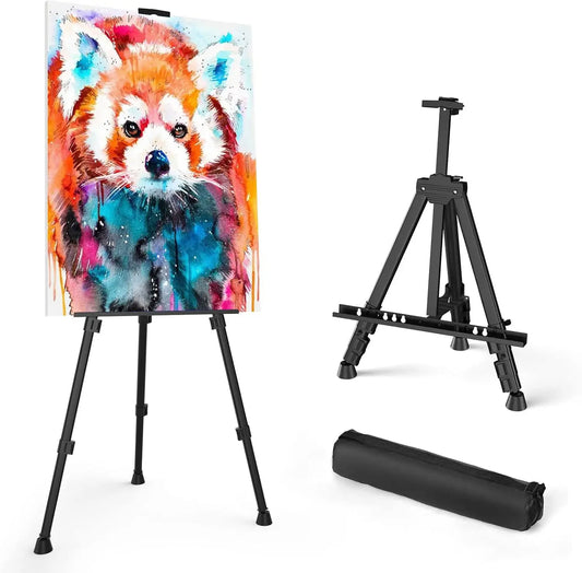 Portable Adjustable Aluminum Tripod Display Easels for Painting