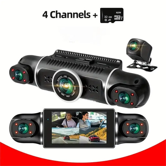 4 Channel Car Camera Recorder with Parking Monitoring System