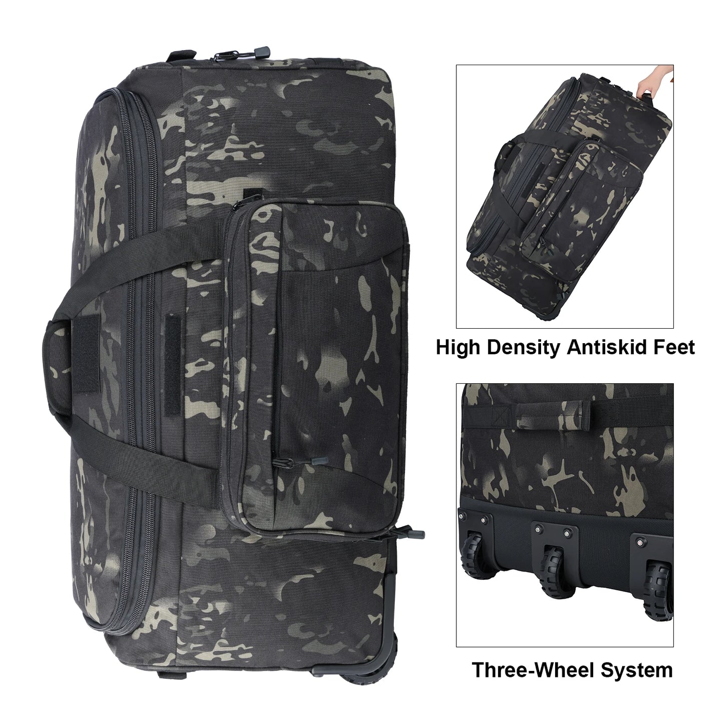 Fujian Military Camouflage Luggage Carry On Trolley Case