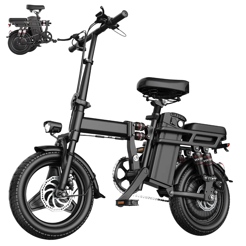 Origin 500W Folding Electric Bike Ebike With Suspension