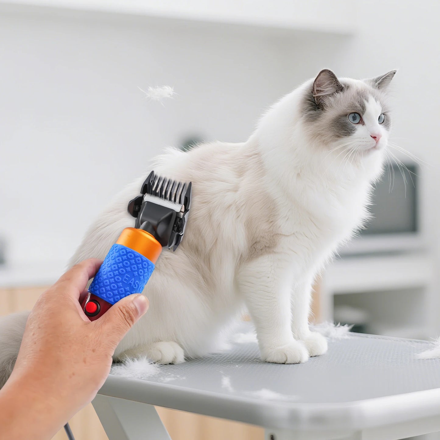 36W Professional Dog Clipper Cat Hair Trimmer With Adjustable Comb