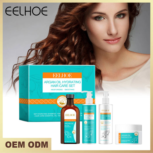 Eelhoe Moroccan Nut Oil Hair Care Set Nourishing Dry Hair