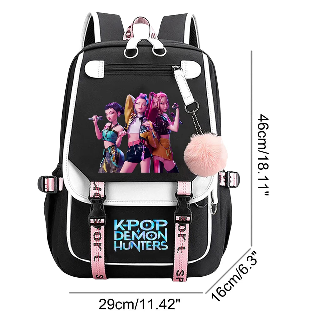 Guangdong Backpack School Bag For Students KPop Demon Slayer
