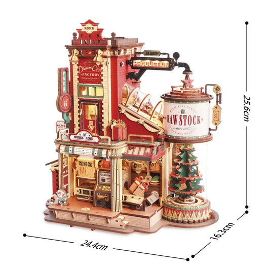 Robotime Rokr Dream Gift Factory 3D Wooden Puzzles Kit