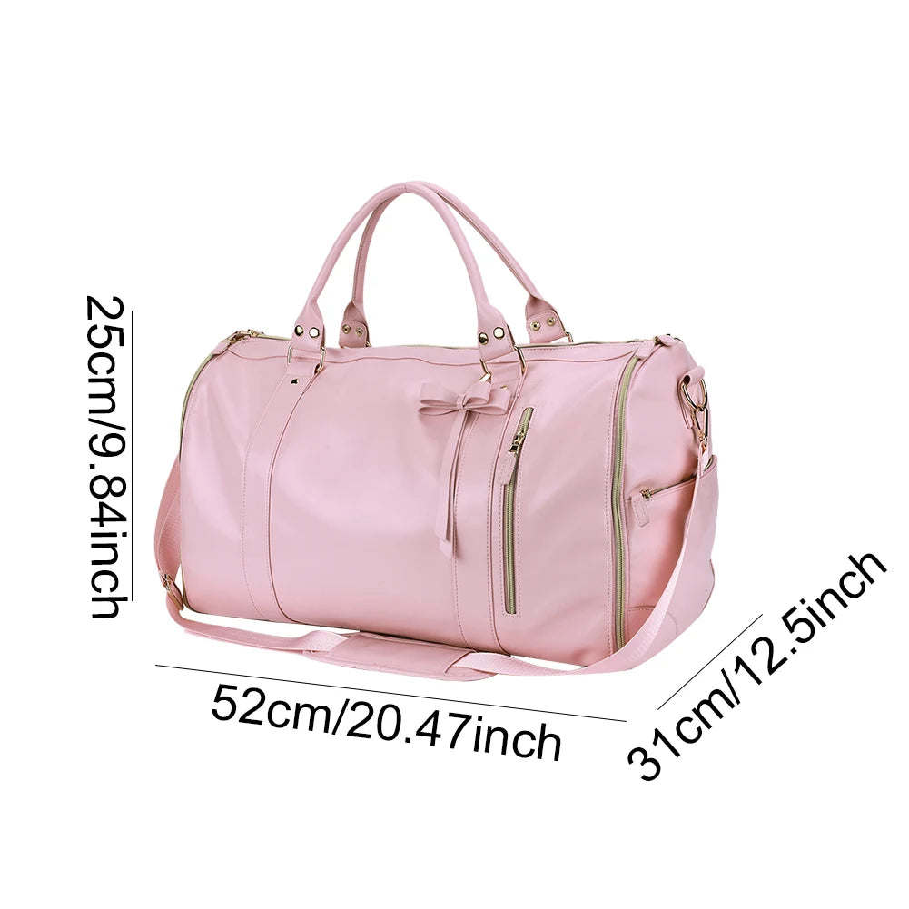 CN Guangdong Travel Garment Bag Duffle Foldable PU Leather