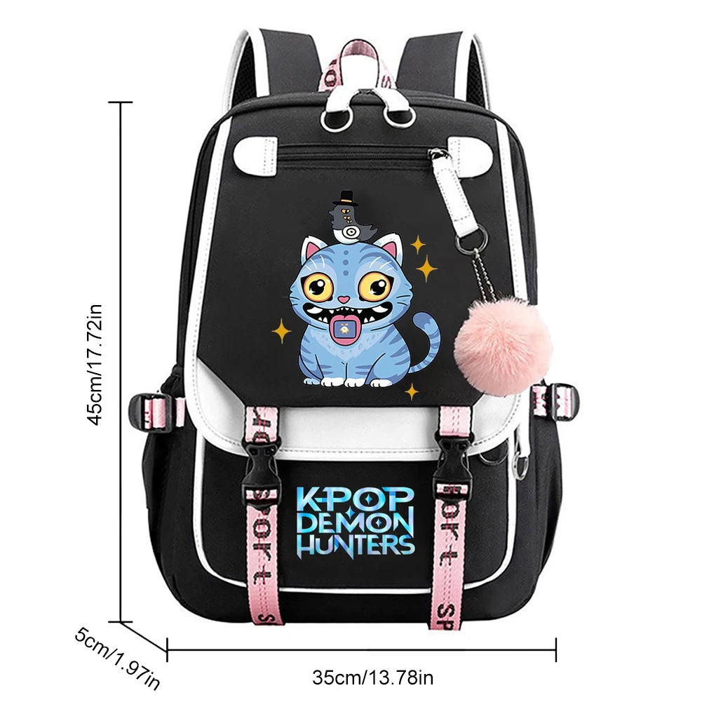 Guangdong Backpack School Bag For Students KPop Demon Slayer