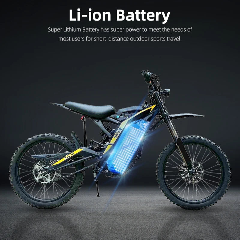 Freego 8000W 72V Electric Dirt Bike N1 Full Suspension