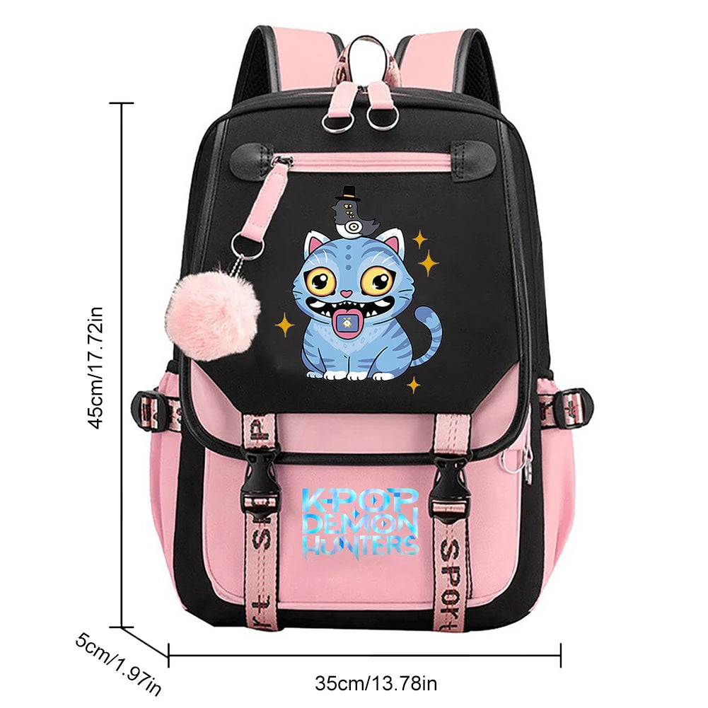 Guangdong Backpack School Bag For Students KPop Demon Slayer
