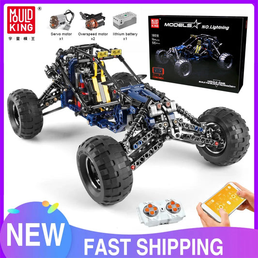 Mould King 18018 RC Lightning Buggy Building Block Car