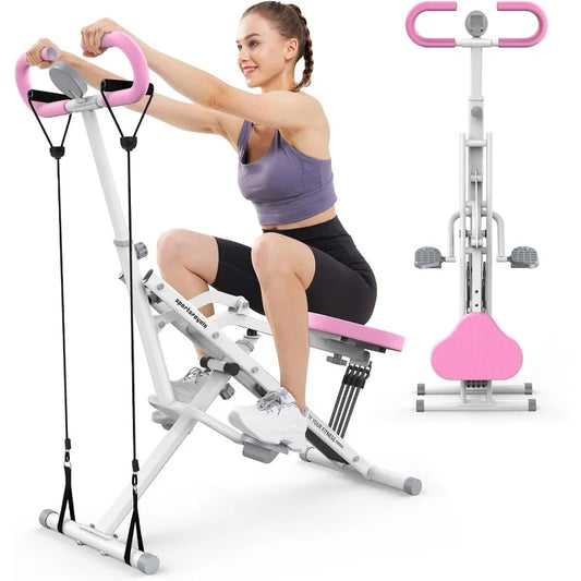 Sportsroyals Adjustable Squat Machine for Home Workout Fitness