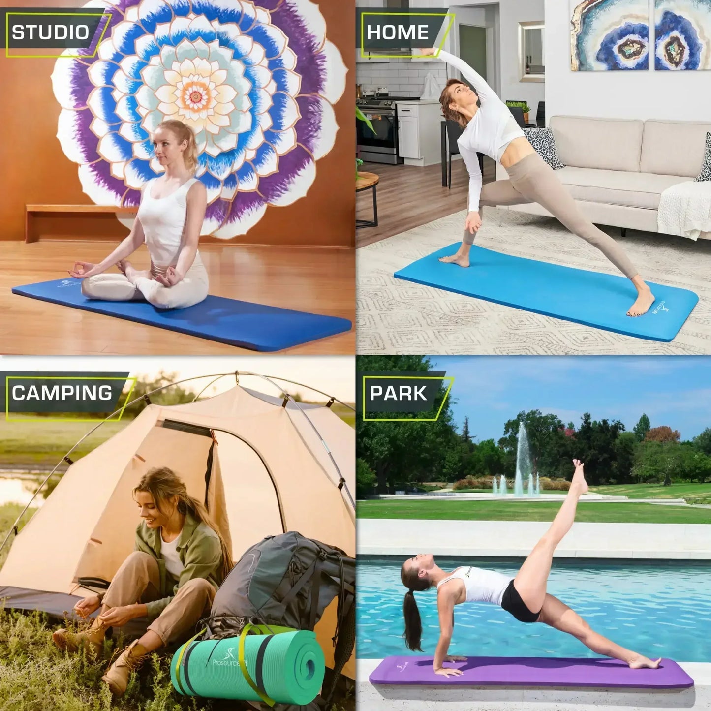Extra Thick Yoga and Pilates Mat for Ultimate Comfort