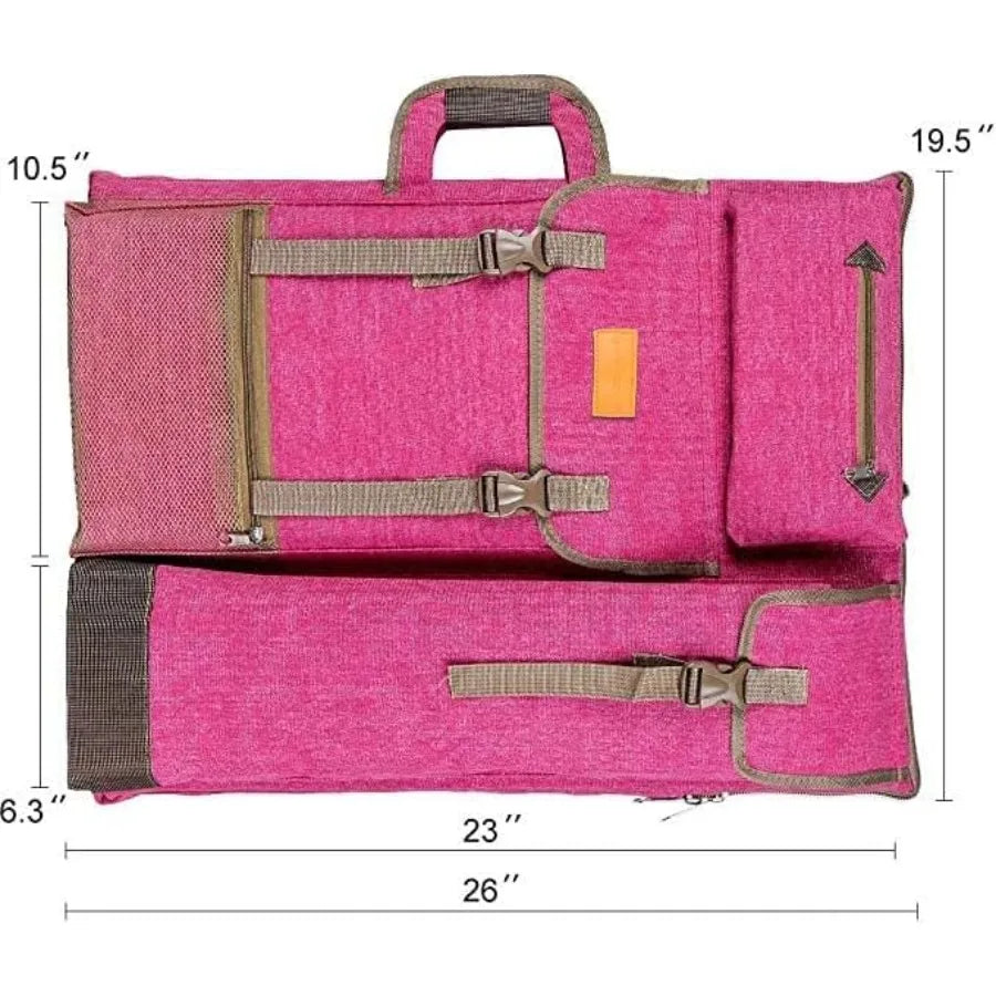 High-Concerned Chemical Canvas Art Portfolio Case Backpack For Artists Durable