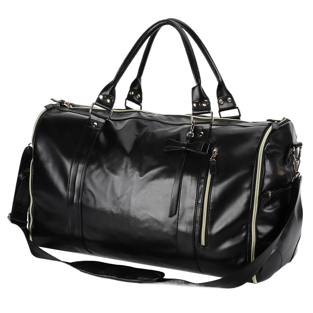CN Guangdong Travel Garment Bag Duffle Foldable PU Leather