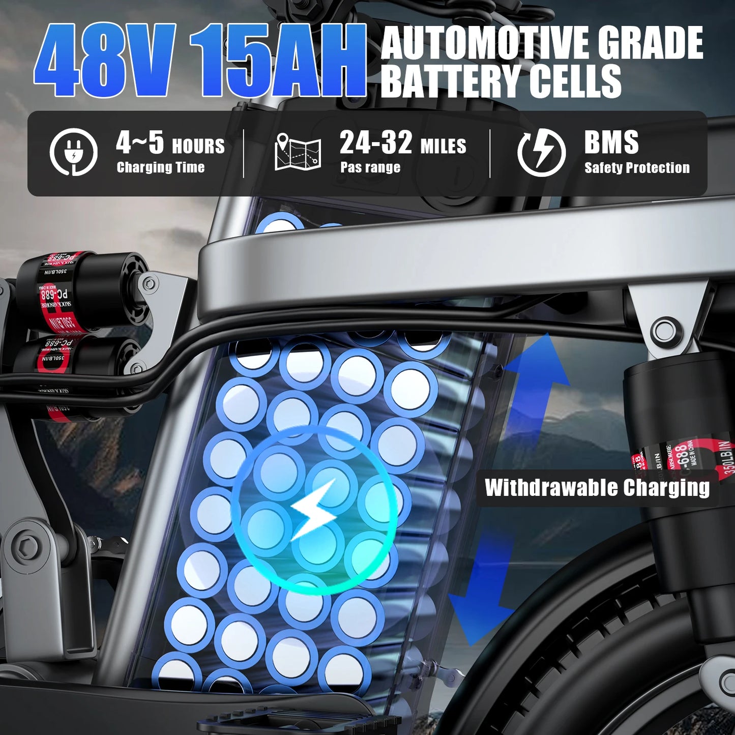 Electric Bike For Adults 500W 48V Brushless Ebike Commuter