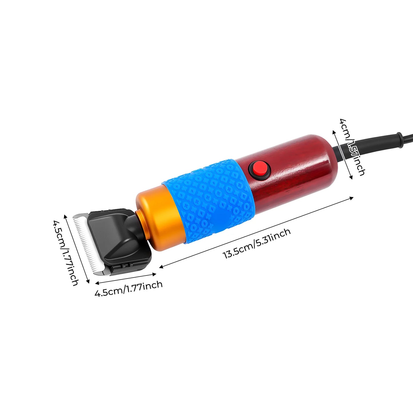 36W Professional Dog Clipper Cat Hair Trimmer With Adjustable Comb