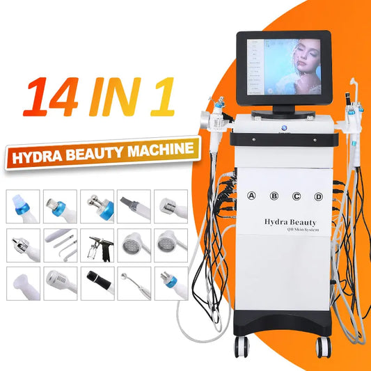 Amilibeauty Hydra Facial Machine 14 In 1 Skin Rejuvenation
