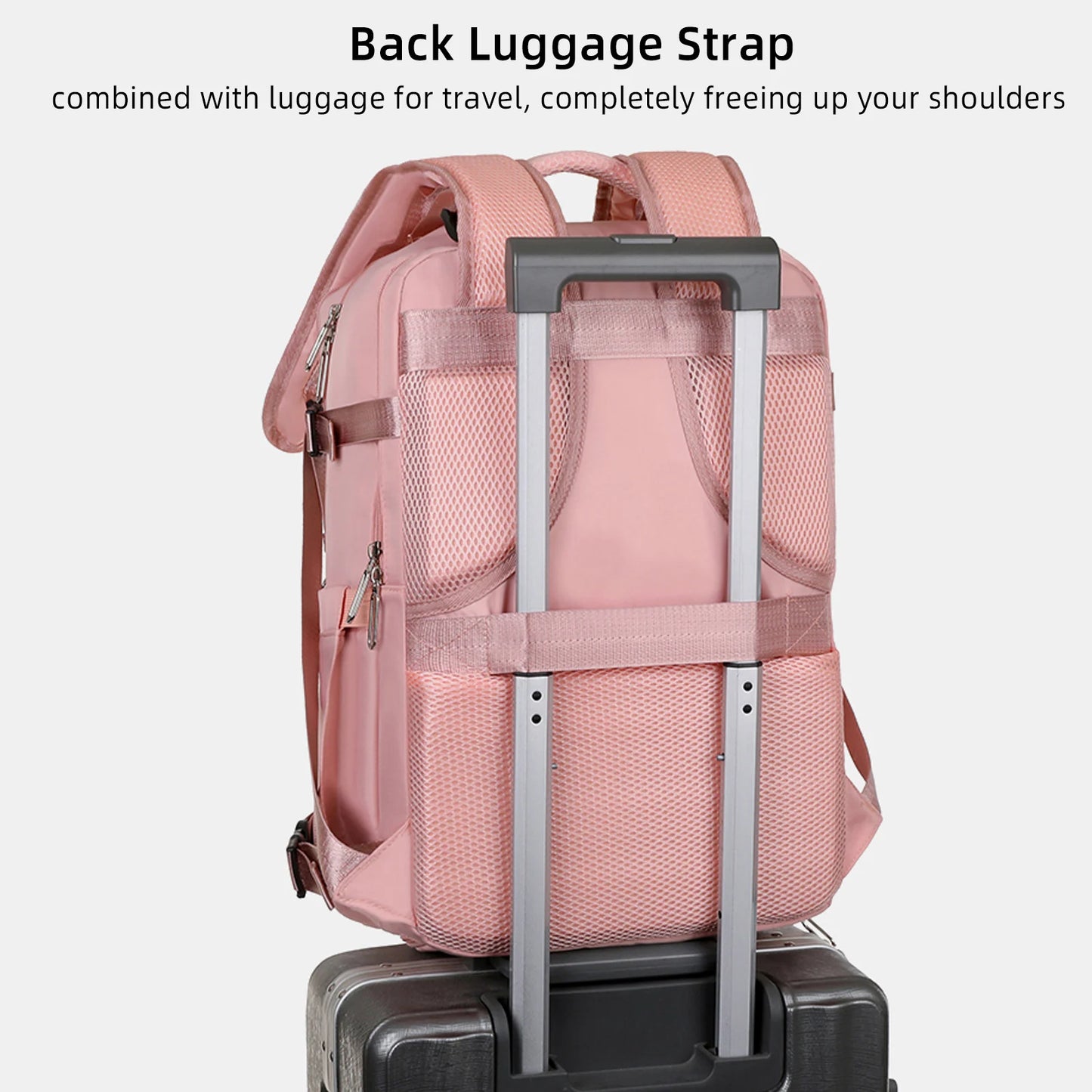 Waterproof Travel Backpack with USB Charging Port for Adventures